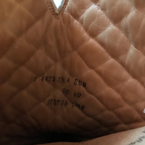 Charlie 1 Horse by Lucchese Tan Quilted Leather Cowboy Boots - Picture 10 of 10